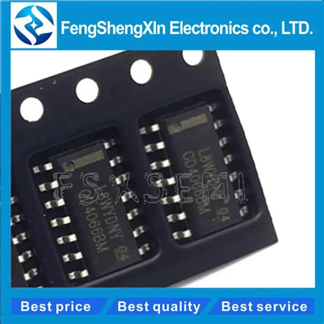 10pcs Lot CD4066 CD4066BM SOP 14 CMOS QUAD BILATERAL SWITCH IC In