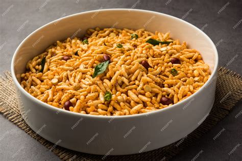 Premium Photo Puffed Rice Chivda Is A Savory And Spicy Bhel Item Made