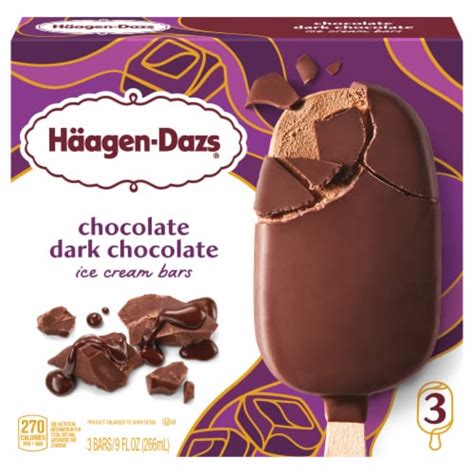 Haagen Dazs® Chocolate Dark Chocolate Ice Cream Bars, 3 ct - Pick ‘n Save