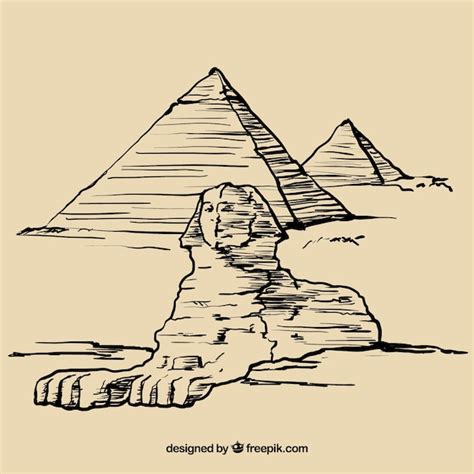 Ancient Egypt Drawings Of Pyramids