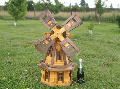 Wooden Windmill. Garden Decor - Etsy