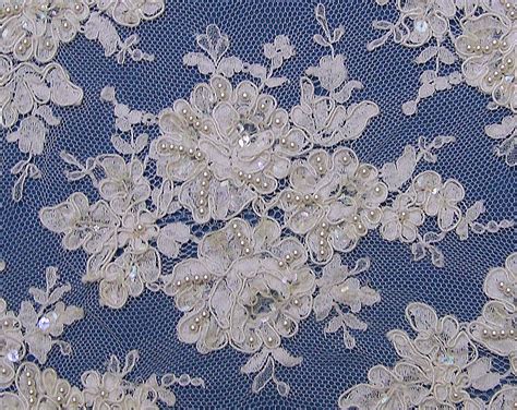 Beaded Lace Fabric Bridal Lace Fabric By The Yard Beautiful Scenery