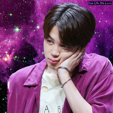 Download Jimin Bts Cute Purple Pout Wallpaper