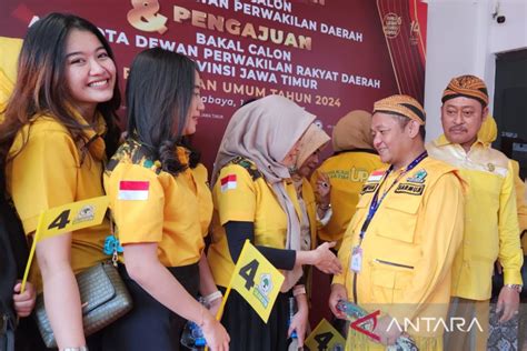 Bacaleg Golkar Jatim Diisi Persen Kader Perempuan Antara News