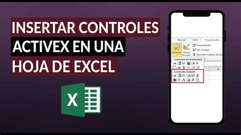 C Mo Insertar Y Configurar Controles Activex En Una Hoja De C Lculo En