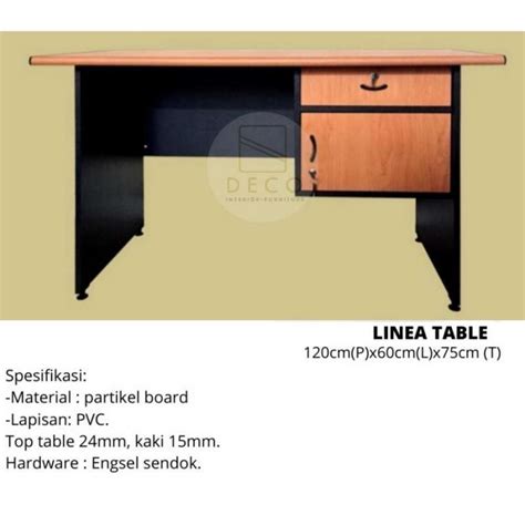 Jual Meja Kantor Tulis Office 1 2 Biro Linea Di Seller Deco Interior