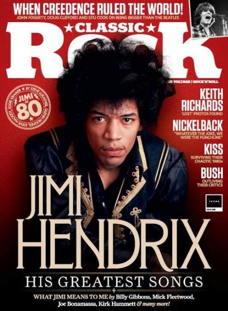 Jimi Hendrix Classic Rock Magazine December 2022 Cover Photo United Kingdom