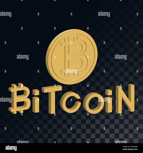 Bitcoin Gold Coin Cryptocurrency And Bitcoin Inscription On A