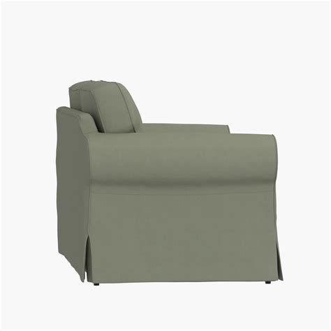 3d Ektorp 2 Seat Sofa Hakebo Grey Green Pbr Turbosquid 2168458