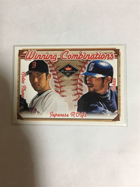 2001 Fleer Platinum Rc Ichiro イチロー Nomo 野茂 2000枚限定fleer、sky Box｜売買された