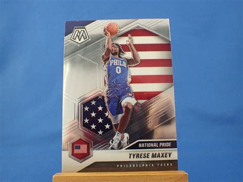 Tyrese Maxey Mosaic Rc Rookie National Pride Ebay