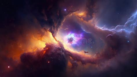 Abstract Space Background Stock Illustration Illustration Of Cosmic