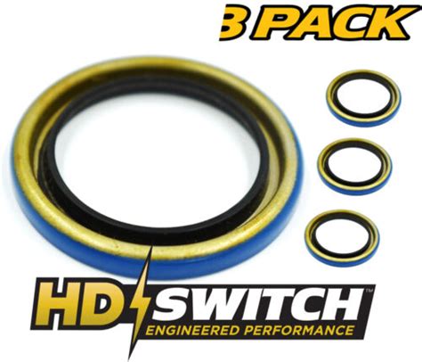 3 Pack Deck Spindle Grease Seal Fits John Deere M127198 FAST