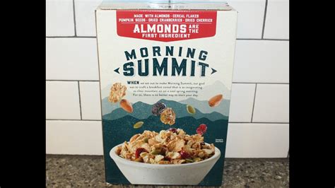 Morning Summit Cereal Review Youtube