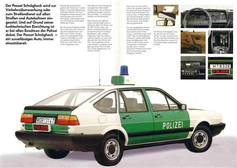 Vw Passat Police Car Brochure