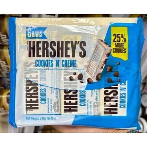 Hershey S Cookies N Cream Bars G X G Shopee Philippines