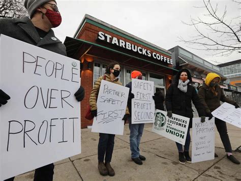 Buffalo Starbucks Workers Strike against Unfair Labor Practices - Left ...