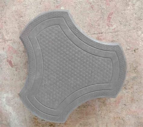 Grey Cement Interlocking Tiles Size X Feet X Mm At Rs