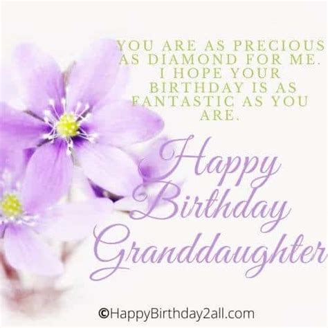 Happy Birthday Wishes for Granddaughter, Greetings, Quotes - Happy ...