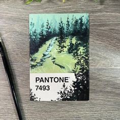 Pantone Painting Ideas In Pantone Postcard Art Painting