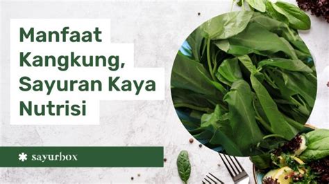 Manfaat Kangkung Sayuran Kaya Nutrisi Untuk Kesehatan Tubuh Bumbu