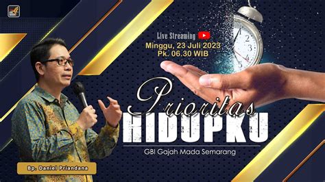 HARI TUHAN Pdt Natanael S Prajogo I 02 Mei 2021 I Pk 06 30 WIB