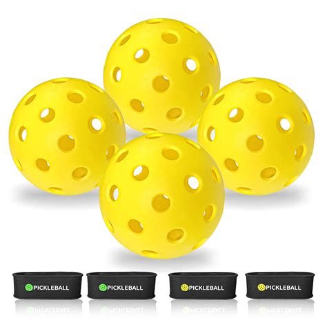 Pickleball Balls, USAPA Approved Pickleballs, 40 Holes Outdoor Indoor ...