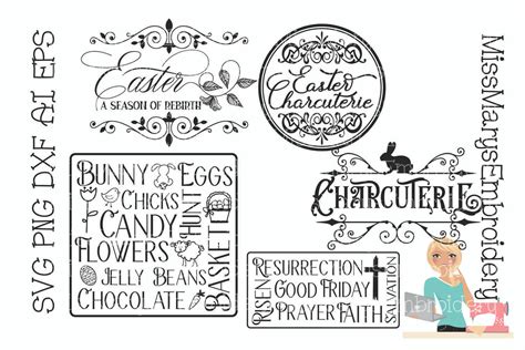 Charcuterie Board Bundle SVG - Miss Mary's Embroidery