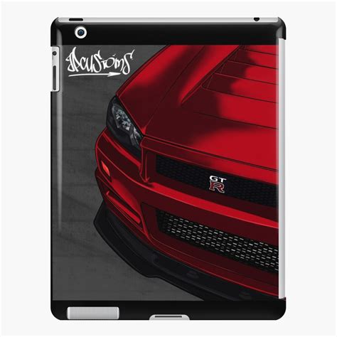 Nissan Skyline GT R R34 IPad Case Skin For Sale By JDMCarStuff