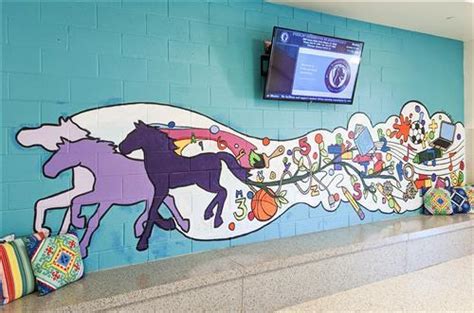 PSE Wraps Up Newest Hallway Mural Philip Simmons Elementary