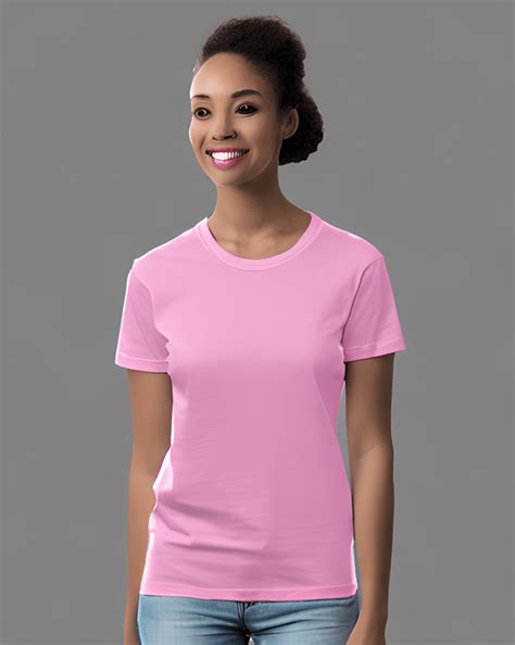 Pink Tshirt Mockup · Creative Fabrica