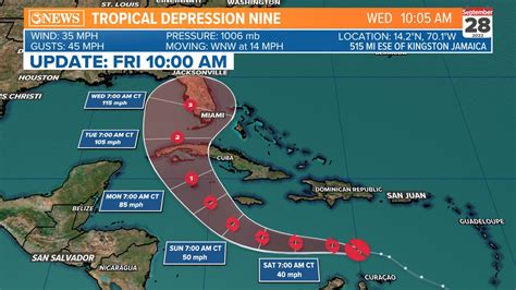 Carly Smith On Twitter Am Update On Tropical Depression Nine New