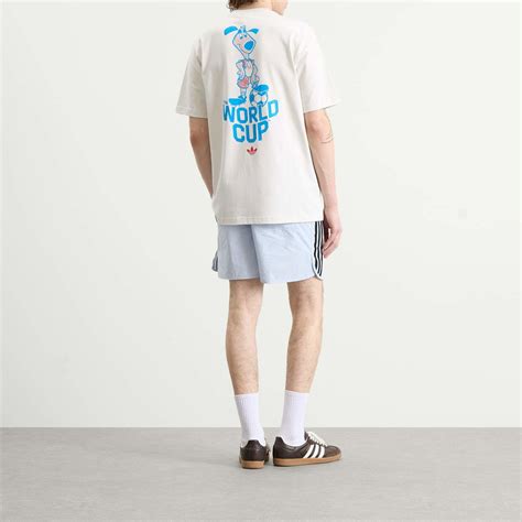 Adidas Mens Mascot T Shirt In Cloud White Adidas