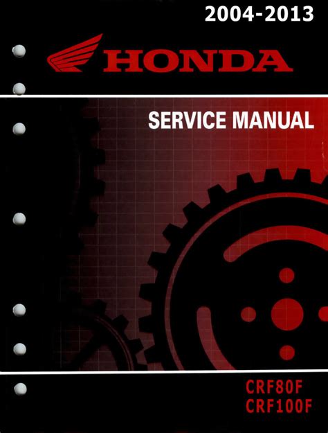 CRF80F / CRF100F service manual repair 2004-2013 CRF80 CRF100