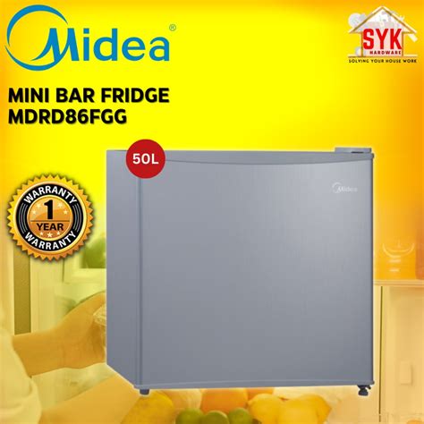 Syk Midea Mdrd Fgg Mini Bar Fridge Door Mini Fridge Home Kitchen