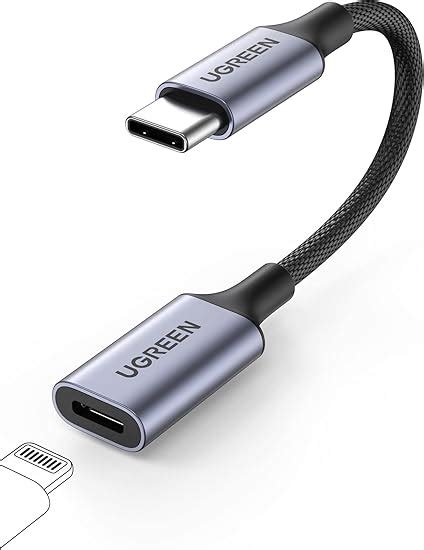 Ugreen Adaptador De Udio Usb C Para Lightning Tipo C Macho Lightning