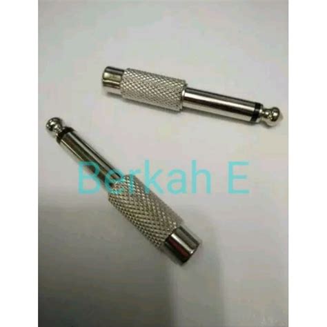 Jual Konektor Jack Rca To Jack Akai Mono Atau Sambungan Jek Mic Gitar