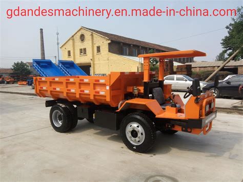 Four Wheel Mining Dump Truck Underground Mine Truck 12ton Loading