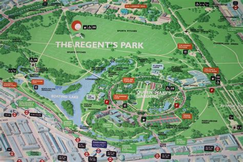 Regents Park Map