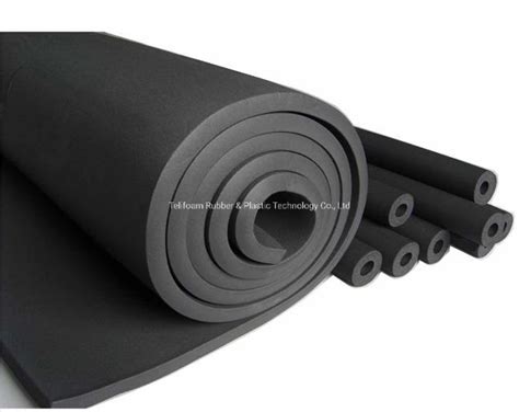 150° C High Temperature Closed Cell Epdm Foam Anti Cui Thermal Insulation Material Armaflex