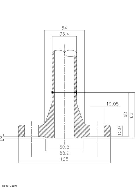 Welding Neck Flange Class 300 1 Inch Pipe Standard And Piping Information