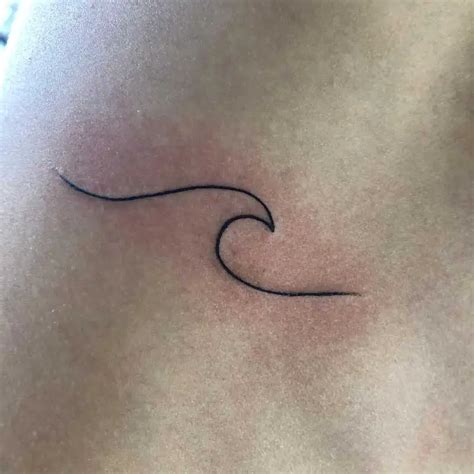 Simple Wave Tattoos