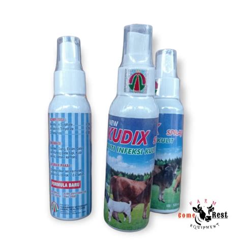 Jual Kudix Spray Obat Gudig Koreng Infeksi Kulit Hewan Ml Shopee