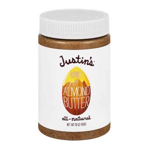 Justins Honey Almond Butter 16 Oz From Giant Food Instacart