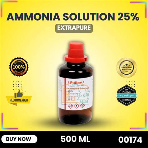 Jual Ammonia Solution 25 Extrapure Nh4oh 500 Ml Di Seller Labindo