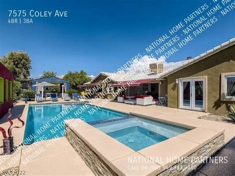 Rent to Own Modern Pool House Estate with ... - 7575 Coley Ave Las ...