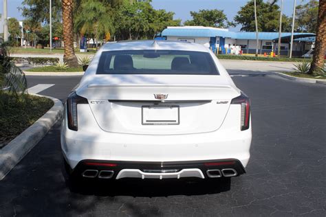 2020 Cadillac Ct5 V In Summit White Paint On Black Wheels Gm Authority