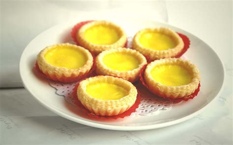 蛋挞 Dàn Tà Egg Tart Food Egg Tart Shortcrust Pastry