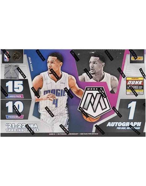 2021 22 Panini Nba Basketball Mosaic Hobby Box Diggaz Trading Cards