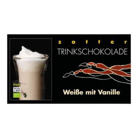 Bio Trinkschokolade Weiße Vanille 5x22g 110g 6er Vorteilspack von